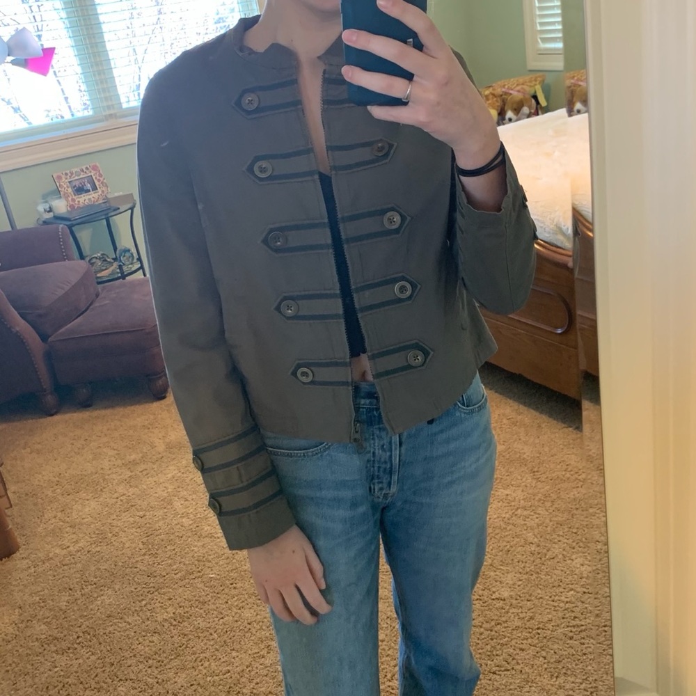 Army green jacket